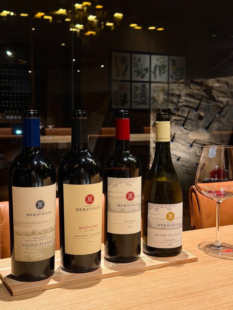 Wine tasting at Tenuta Meraviglia