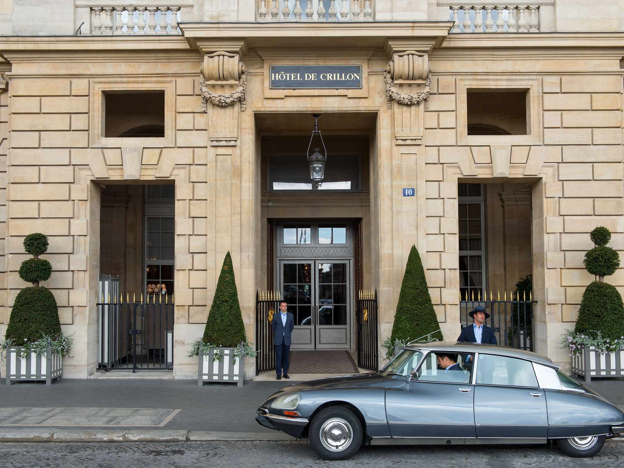 Hôtel de Crillon, a Rosewood Hotel, façade overlooking Place de la Concorde in Paris